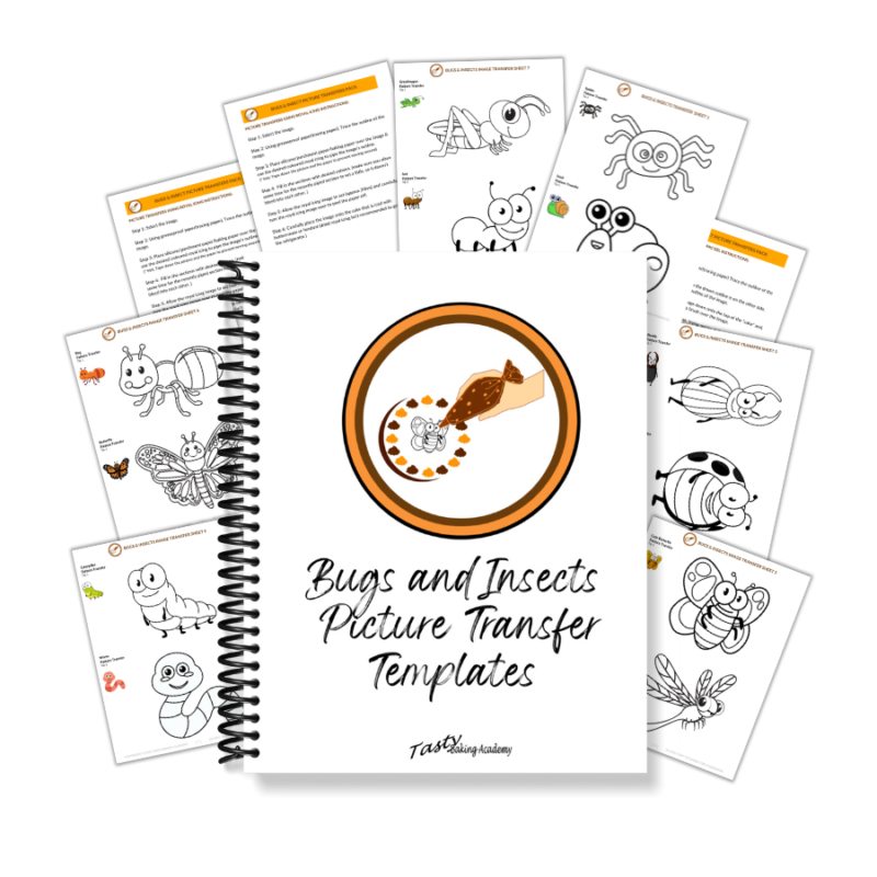 PICTURE TRANSFER TEMPLATES PACK 1 - BUGS & INSECTS IMAGES $10